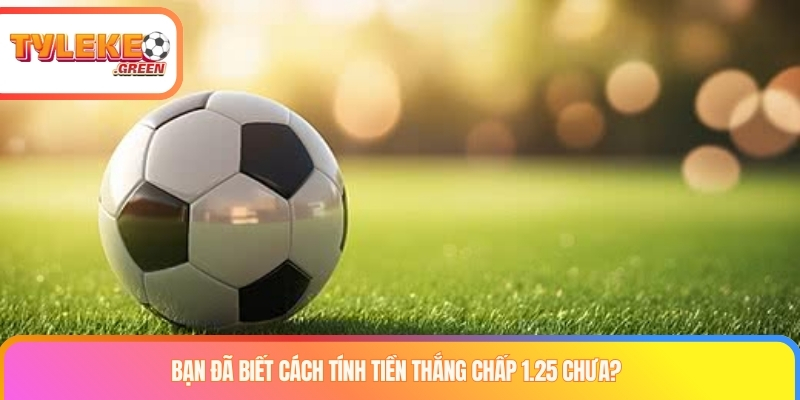 Hướng dẫn cách tính tiền và quy tắc trả thưởng chấp 1.25 là sao